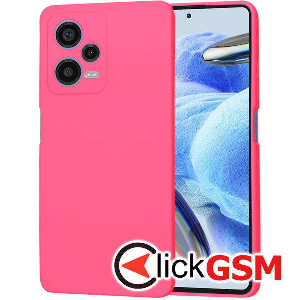 Accesoriu Husa SoftFlex Fucsia Xiaomi Redmi Note 12 Pro 5G