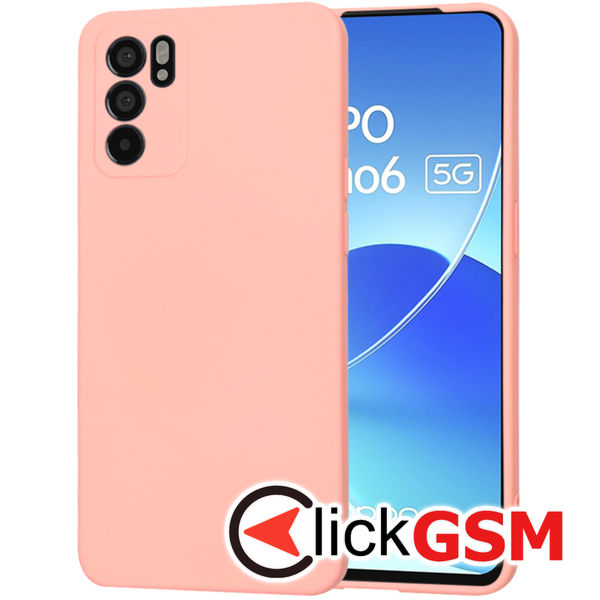 Accesoriu Husa SoftFlex Roz Oppo Reno6 5G