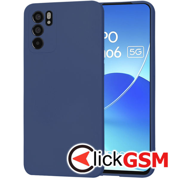 Accesoriu Husa SoftFlex Bleumarin Oppo Reno6 5G