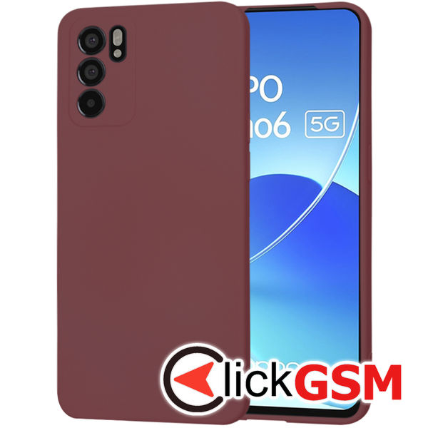 Accesoriu Husa SoftFlex Bordo Oppo Reno6 5G