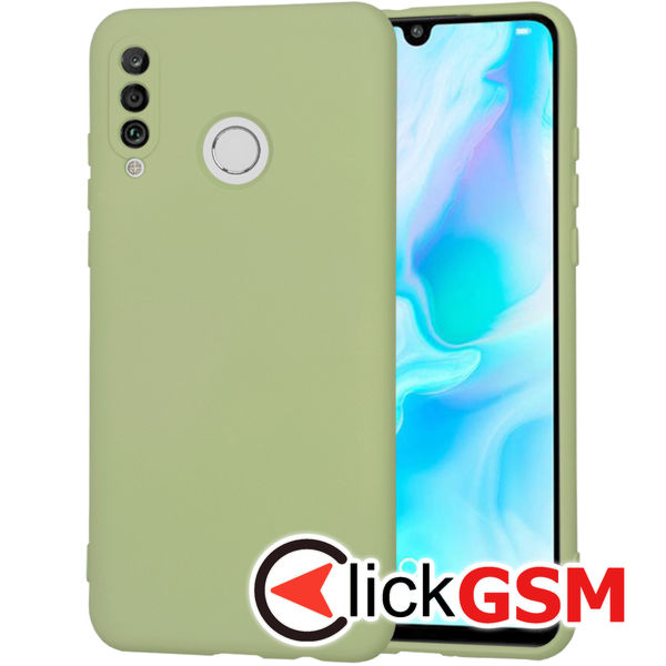 Accesoriu Husa SoftFlex Verde Huawei P30 Lite