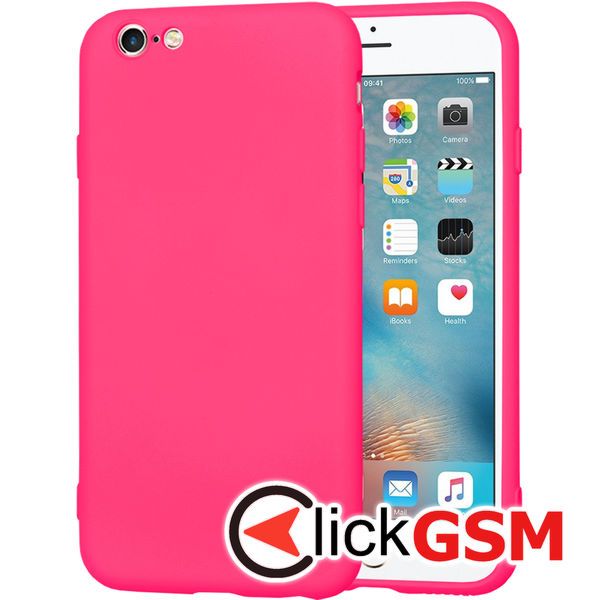 Accesoriu Husa SoftFlex Fucsia Apple IPhone 6s