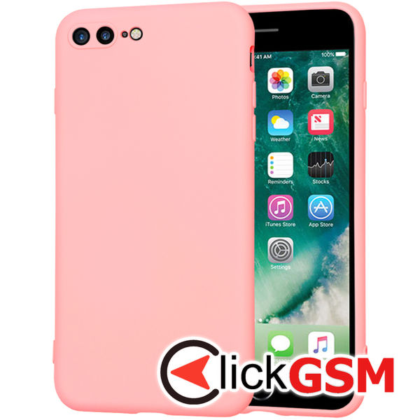 Accesoriu Husa SoftFlex Roz Apple IPhone 8 Plus