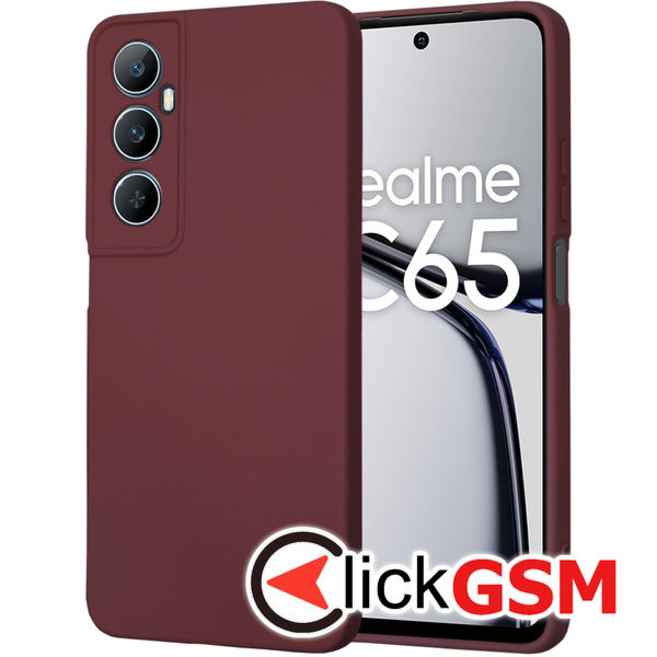 Accesoriu Husa SoftFlex Bordo Realme C65