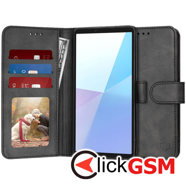 Accesoriu Husa Carte Negru Sony Xperia 10 VI