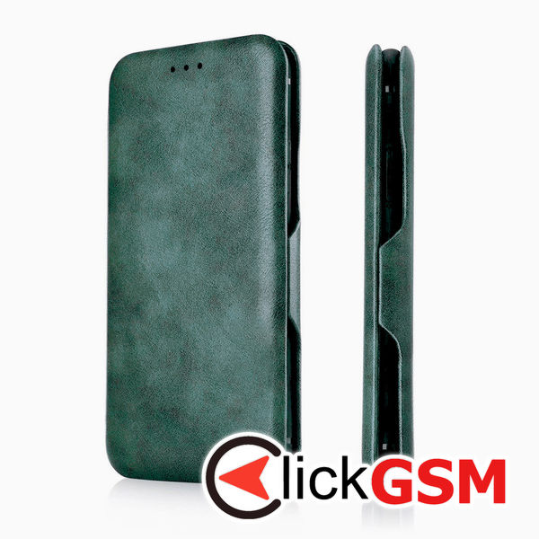 Accesoriu Husa Safe Wallet Verde Xiaomi POCO F6