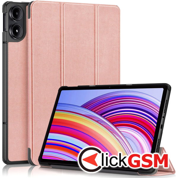 Accesoriu Husa FoldPro Roz Xiaomi POCO Pad