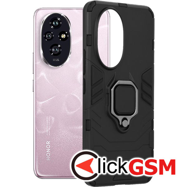 Accesoriu Husa Shockproof Negru Honor 200