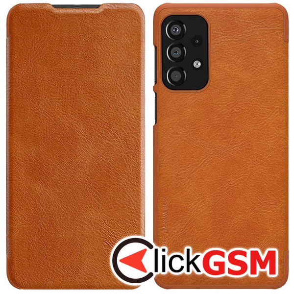 Accesoriu Husa Qin Leather  Maro Samsung Galaxy S24 FE