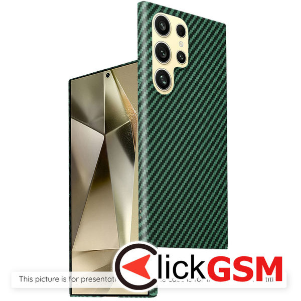 Accesoriu Husa Carbonite Verde Xiaomi Redmi Note 10 Pro