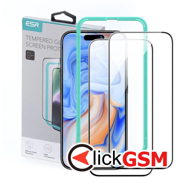 Accesoriu Folie Securizata Transparenta Apple IPhone 16