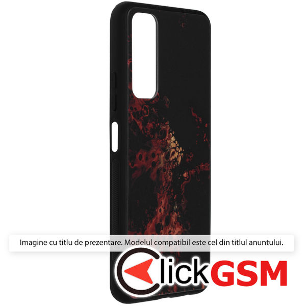 Accesoriu Husa Glaze Rosu Motorola Edge 50 Fusion