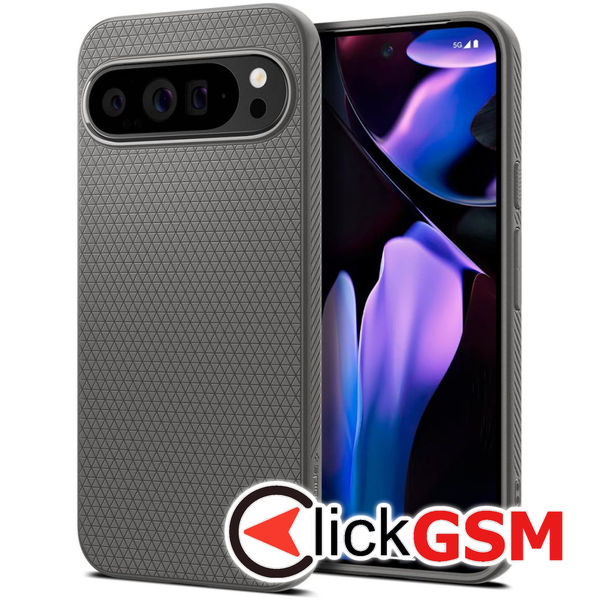 Accesoriu Husa Liquid Air Cenusiu Google Pixel 9 Pro XL