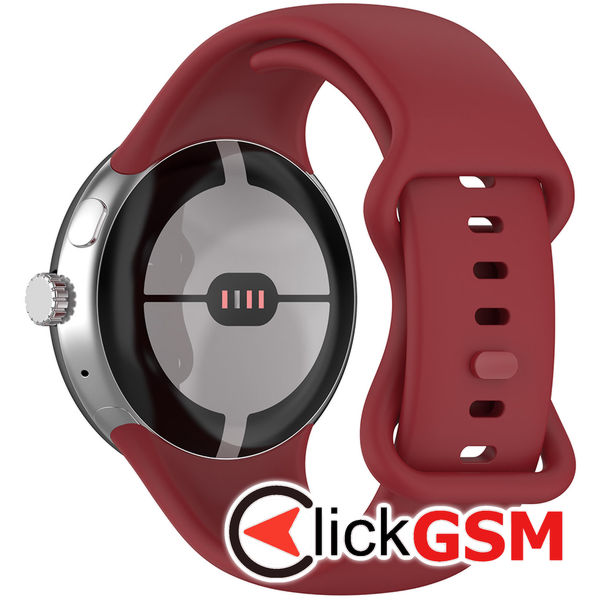 Accesoriu Curea Smartwatch Bordo Google Pixel Watch