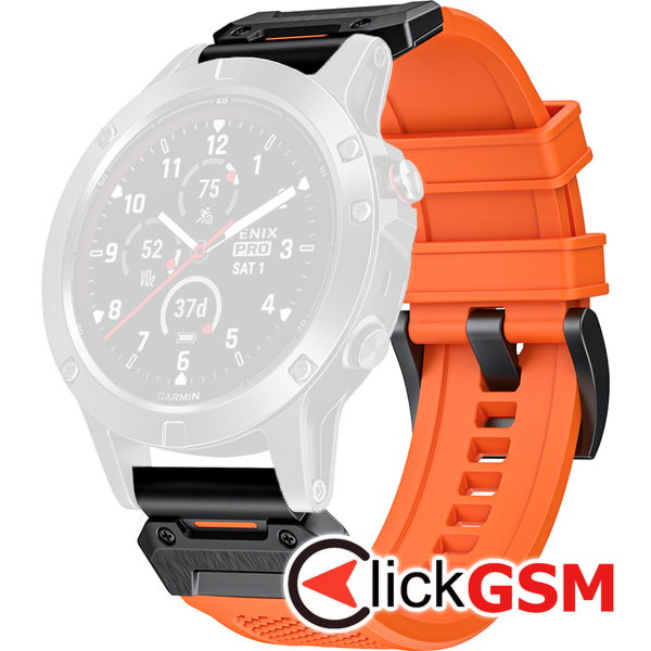 Accesoriu Curea Smartwatch Portocaliu Garmin Approach S60