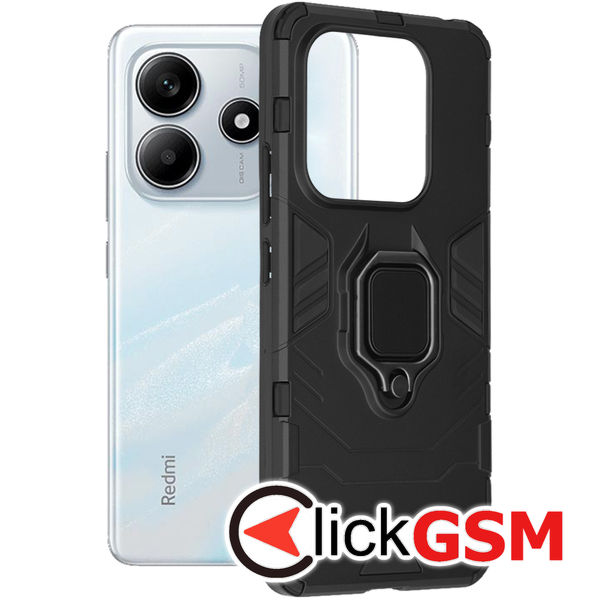 Accesoriu Husa Silicone Shield Negru Xiaomi Redmi Note 14 5G