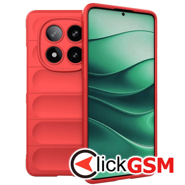 Accesoriu Husa Magic Shield Rosu Xiaomi Redmi Note 14 Pro