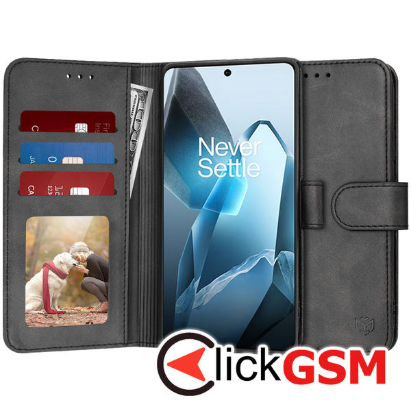 Accesoriu Husa Carte Negru OnePlus 13