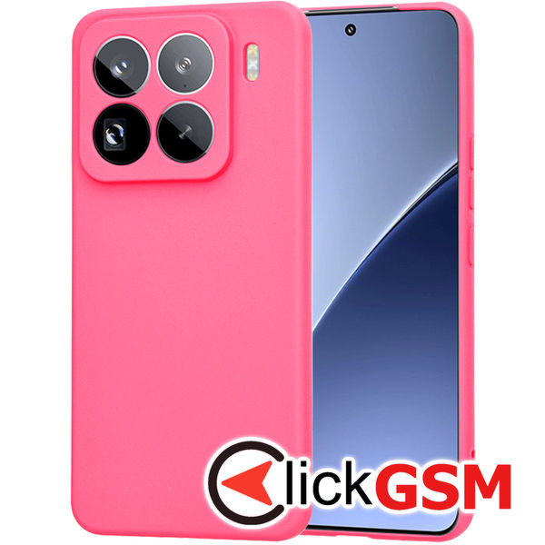 Accesoriu Husa SoftFlex Fucsia Xiaomi 15 Pro