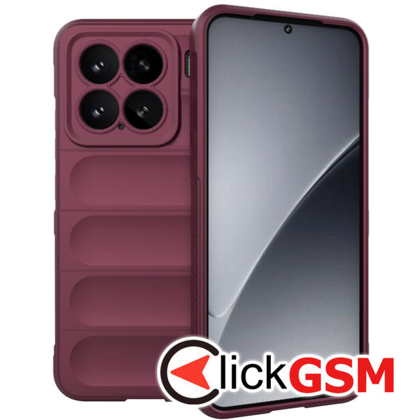 Accesoriu Husa Magic Shield Bordo Xiaomi 15