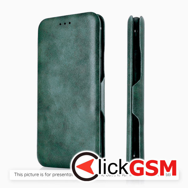 Accesoriu Husa Safe Wallet Verde Honor X9c