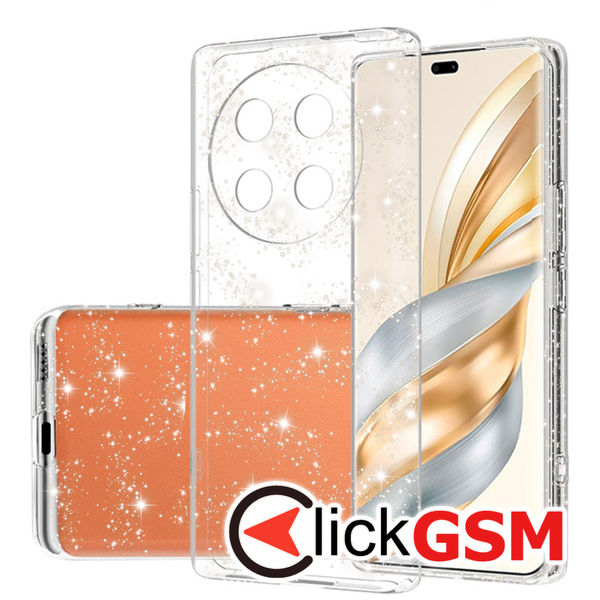 Accesoriu Husa SparkleSkin Transparenta Honor X9c