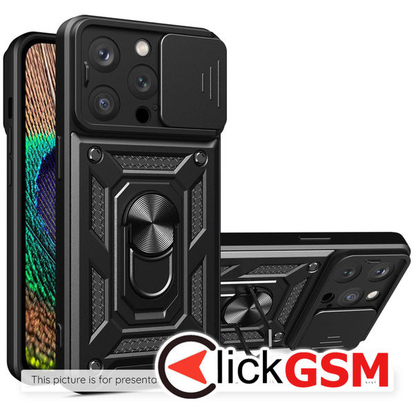 Accesoriu Husa CamShield Negru Samsung Galaxy A50