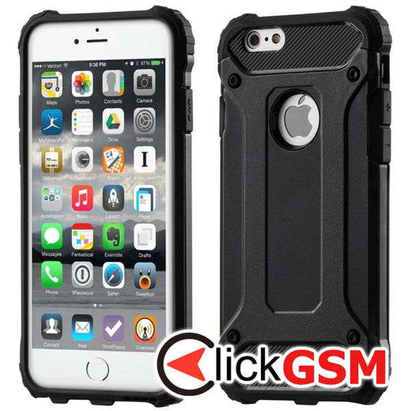 Accesoriu Husa Hybrid Armor Negru Apple IPhone 6