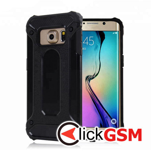 Accesoriu Husa Hybrid Armor Negru Samsung Galaxy S6