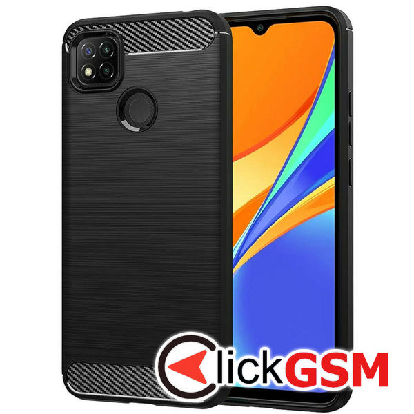 Accesoriu Carbon Silicone Xiaomi Redmi 9C