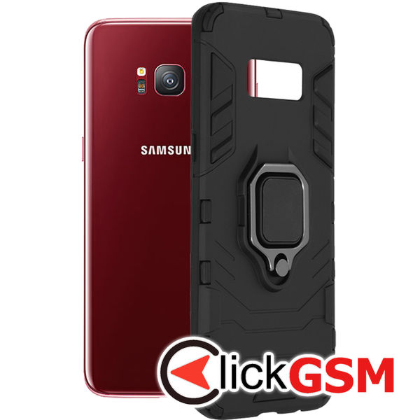 Accesoriu Husa Silicone Shield Negru Samsung Galaxy S8