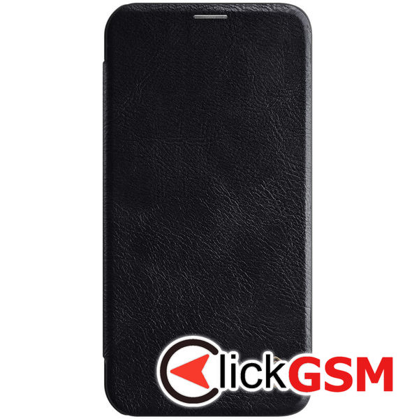 Accesoriu Husa Qin Leather  Negru Apple IPhone 12 Mini