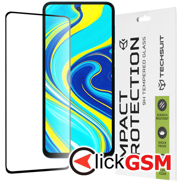 Accesoriu Folie Securizata Negru Xiaomi Redmi Note 9S