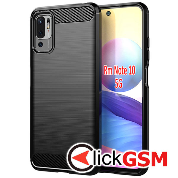 Accesoriu Carbon Silicone Xiaomi Redmi Note 10 5G