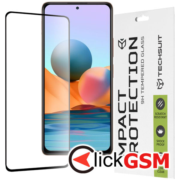 Accesoriu Folie Securizata Negru Xiaomi Redmi Note 10 Pro