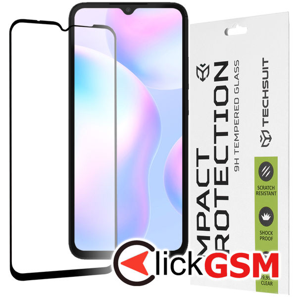 Accesoriu Folie Securizata Negru Xiaomi Redmi 9