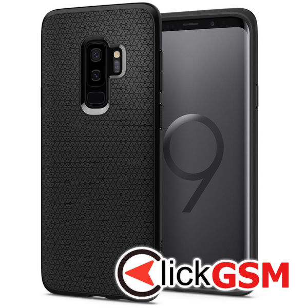 Accesoriu Husa Liquid Air Negru Samsung Galaxy S9+