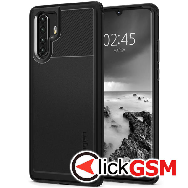 Accesoriu Husa Rugget Negru Huawei P30 Pro