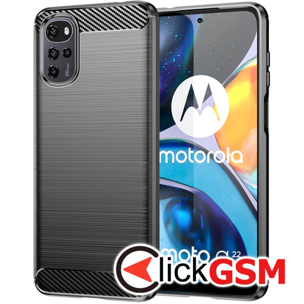 Accesoriu Carbon Silicone Motorola Moto G22