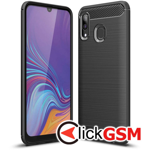 Accesoriu Carbon Silicone Samsung Galaxy A40