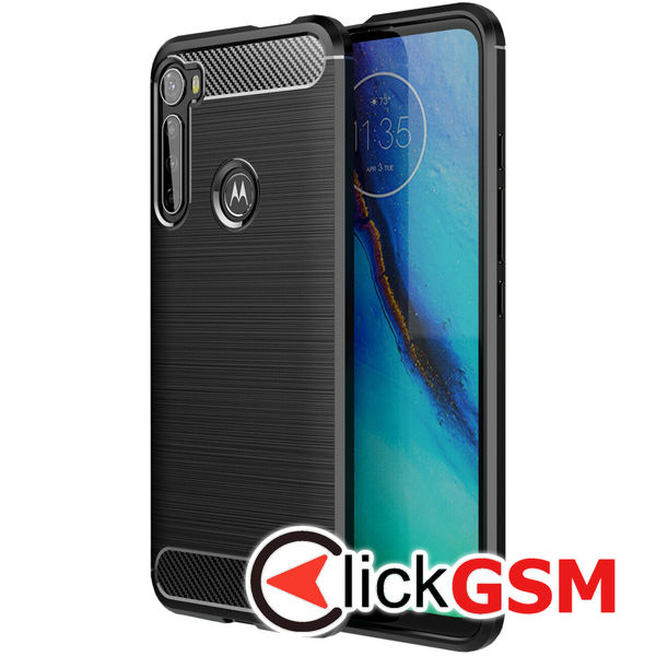 Accesoriu Carbon Silicone Motorola One Fusion+