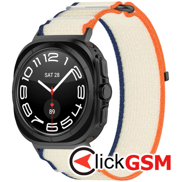 Curea Smartwatch bej-portocaliu Samsung Galaxy Watch Ultra fnd