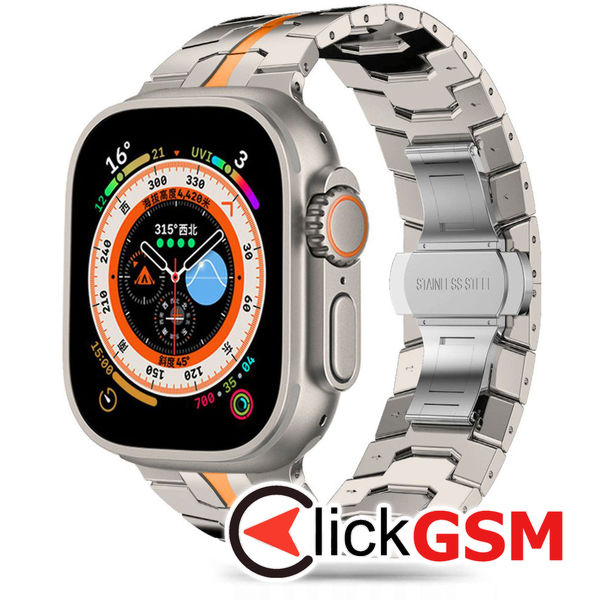 Curea Smartwatch fumuriu Apple Watch fxb