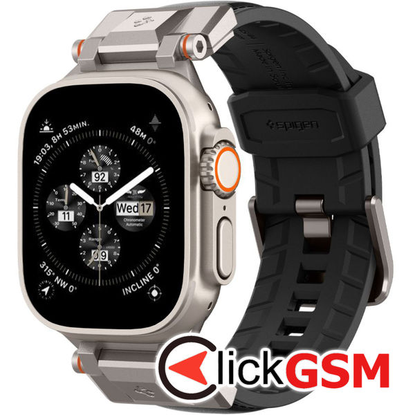 Curea Smartwatch negru Apple Watch bmp