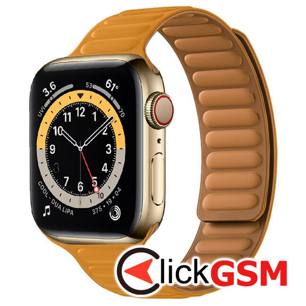 Curea Smartwatch portocaliu Apple Watch 8l8