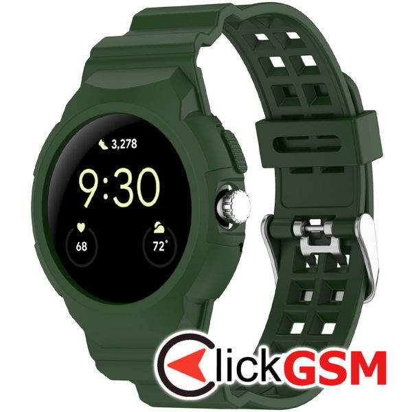 Accesoriu Curea Smartwatch Verde Google Pixel Watch 3 41mm