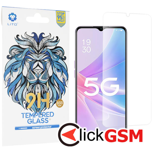 Folie Clasica transparenta Oppo A58 5G dot