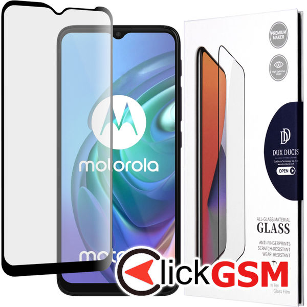 Folie Securizata negru-transparenta Motorola Moto E7 Plus ceh