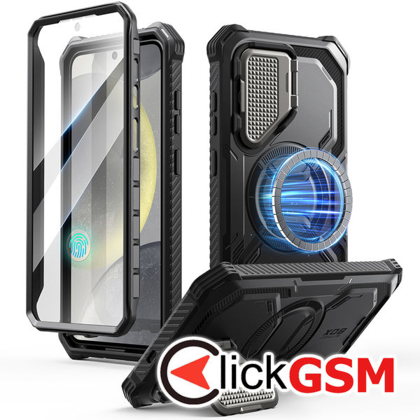 Husa Armorbox negru Samsung Galaxy S25 5e1