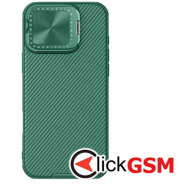 Husa CamShield Pro verde Apple iPhone 16 Pro ggr